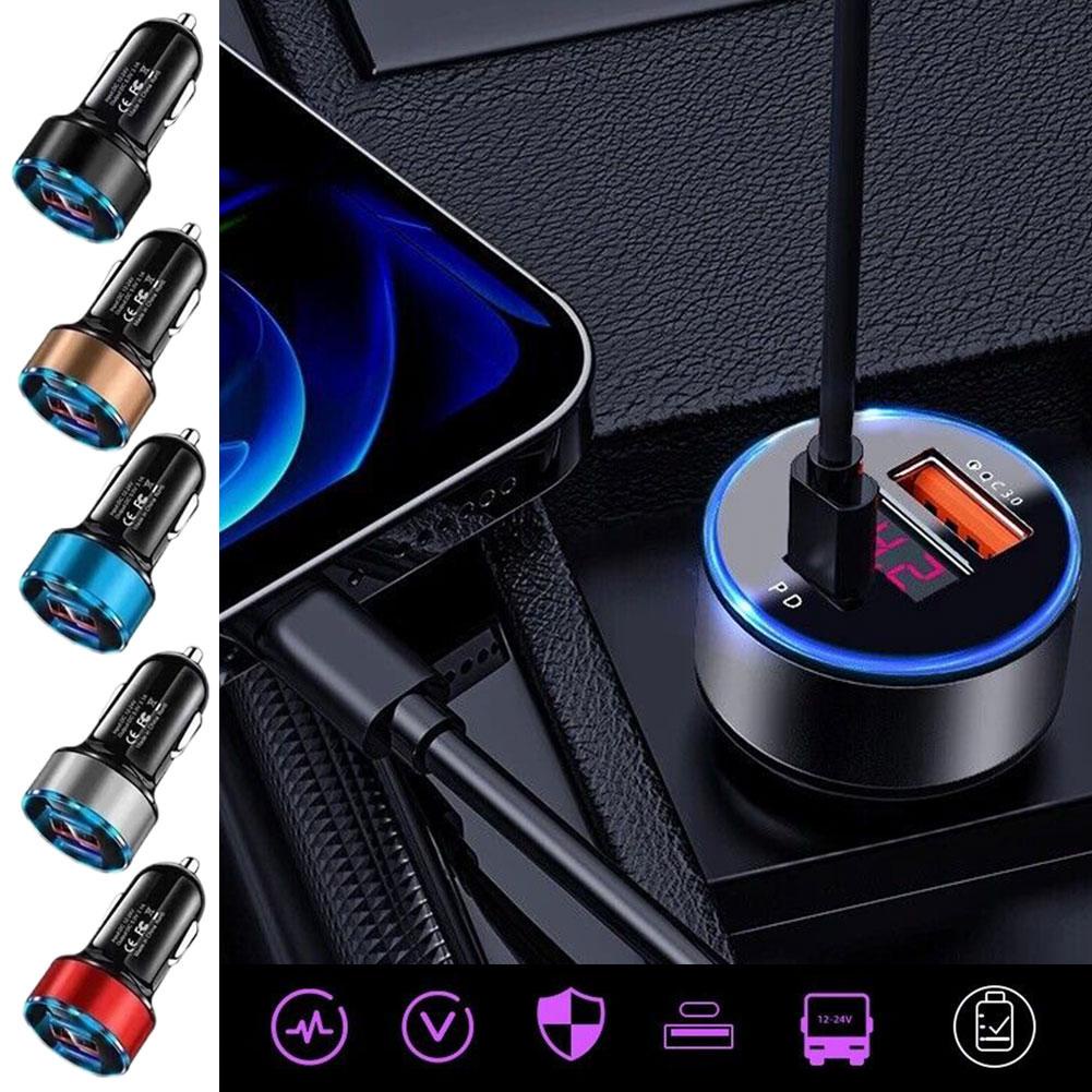 Tẩu Sạc Nhanh USB Cho Xe Hơi U5Q3