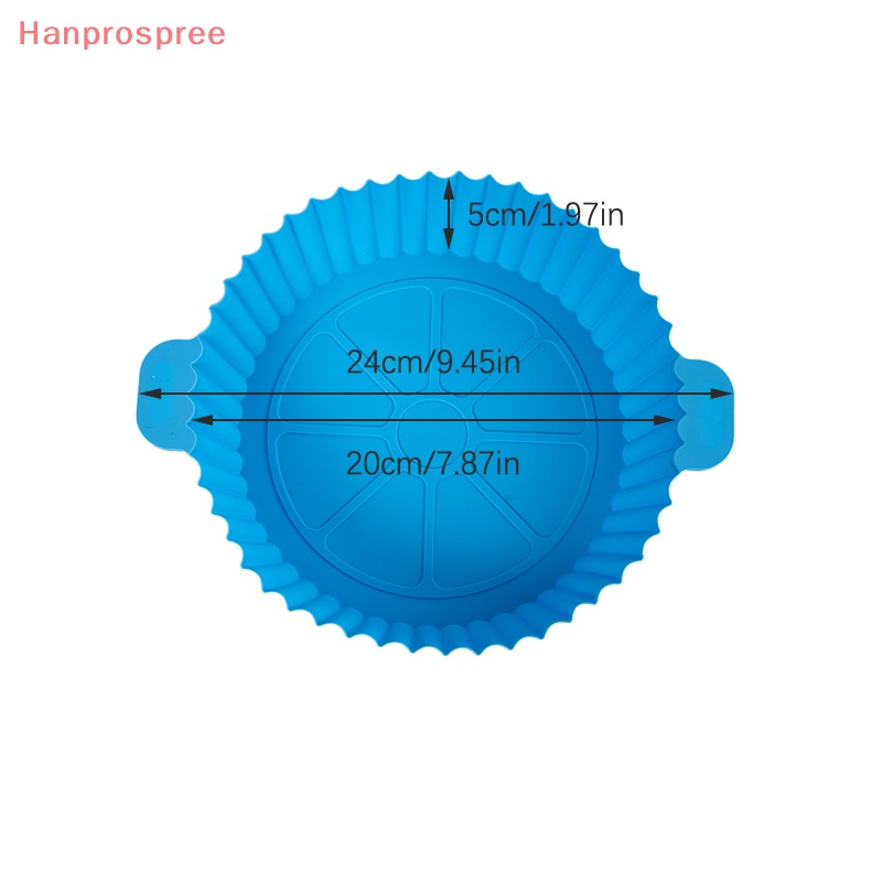 Hanprospree > Rổ Chiên Không Khí Bằng Silicon Hình Tròn Có Thể Tái Sử Dụng Cho Nhà Bếp