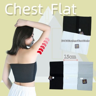  Áo Nịt Ngực Tomboy cổThể Thao Co Giãn Size S-6XL Bản Nịt Gen Thun 15cm 20cm Không gài không kéo dạng tròng 