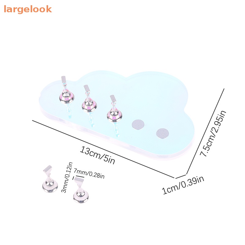 Giá Đỡ Trưng Bày Móng Tay Giả Hình Đám Mây Bằng Acrylic
