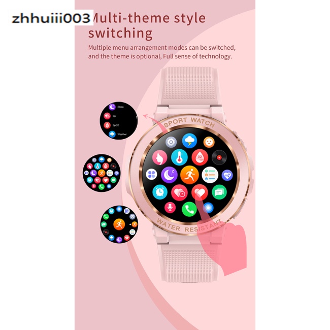 Đồng Hồ Thông Minh ZHIHUI Mk60 Màn Hình Cảm Ứng Kết Nối Bluetooth Chống Thấm Nước Có Chức Năng Nghe Gọi Cho Nữ