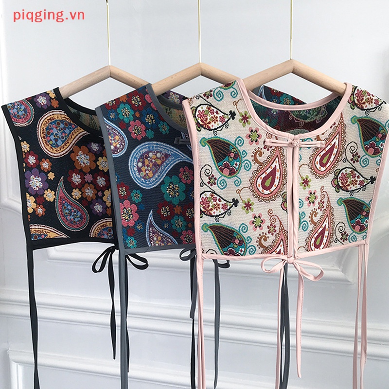 Khăn Choàng Cổ Thêu Hoa Phong Cách Trung Hoa Cổ Điển Dành Cho Nữ