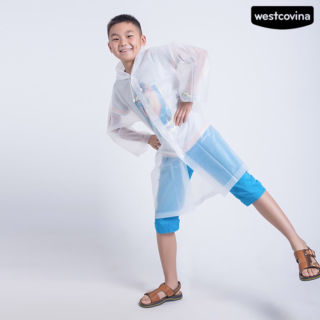 [COD]☁Áo Mưa Nhiều Màu Sắc Chống Gió Nhanh Khô Tiện Lợi Dành Cho Trẻ Em