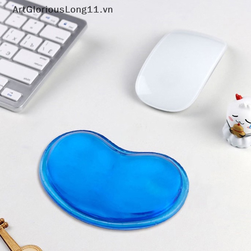 Đệm Kê Cổ Tay Khi Dùng Chuột Máy Tính Bằng gel Artglalorious Chất Lượng Cao Thoải Mái Gợn Sóng