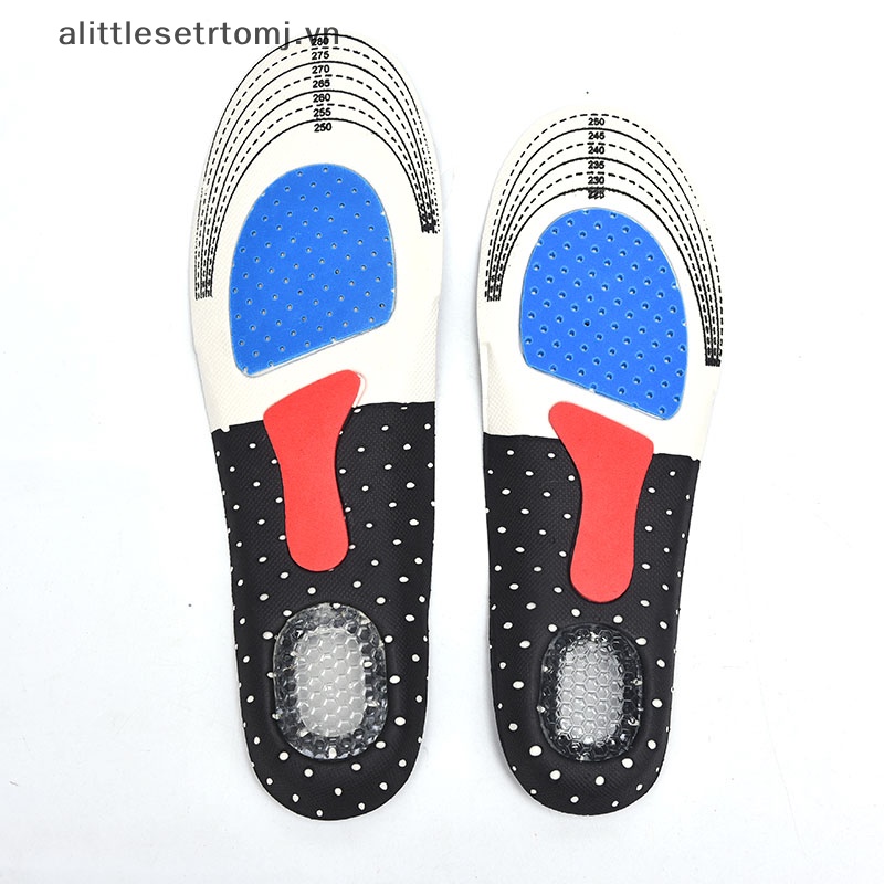 Đế Lót Giày Thể Thao Bằng Silicon Thoải Mái Kích Thước 35-46