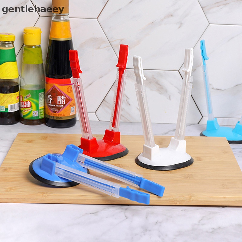 Giá Đỡ Túi Zip Bằng Nhựa Chống Trượt Có Thể Điều Chỉnh Tiện Dụng Cho Nhà Bếp