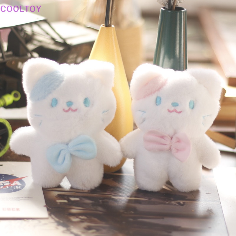 1 Móc Khóa Hình Mèo Nhồi Bông Mềm Mại Dễ Thương