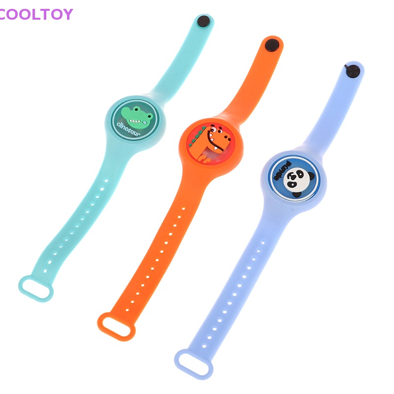 Quạt mini sạc usb Đeo Tay Họa Tiết Hoạt Hình Dễ Thương Cho Bé