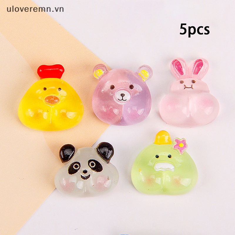 Set 10 Tượng Gà Vịt Hoạt Hình Phát Sáng Trang Trí