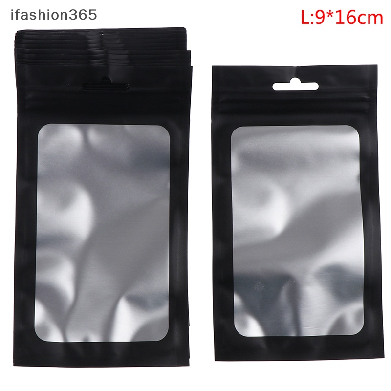 [ifashion365] 20 Túi Zip Nhôm Có Thể Tái Sử Dụng Mylar Đựng Thực Phẩm VN