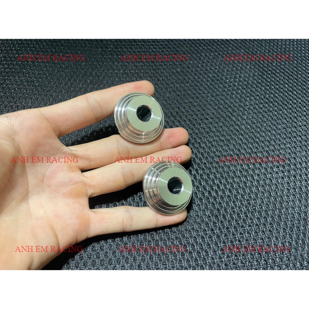 CỤC CANH BÁNH TRƯỚC INOX 304 MẪU THÁI TRANG TRÍ XE EXCITER 150, EXICTER 155 CAO CẤP