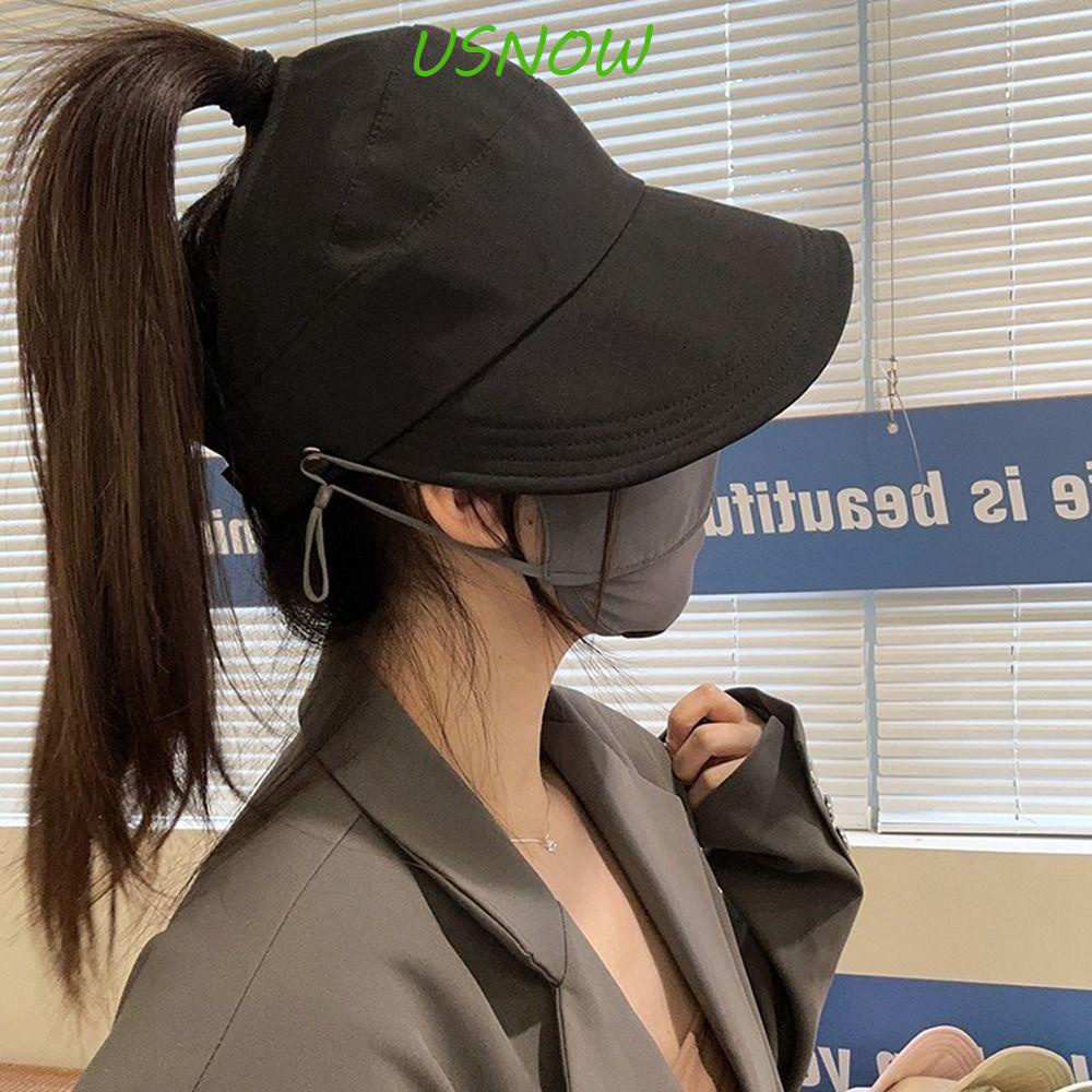 Nón Lưỡi Trai Cotton Hở Chóp Thời Trang Xu Hướng Hàn Quốc