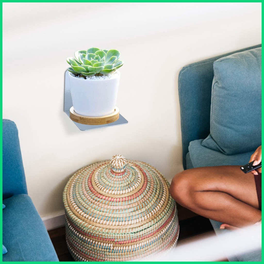 Kệ Sách Gắn Tường Bằng Kim Loại Vô Hình Tái Sử Dụng Tiện Lợi