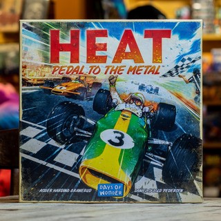 Board Game Heat: Pedal to the Metal Race Car Game Strategy Grand Prix Racing Game