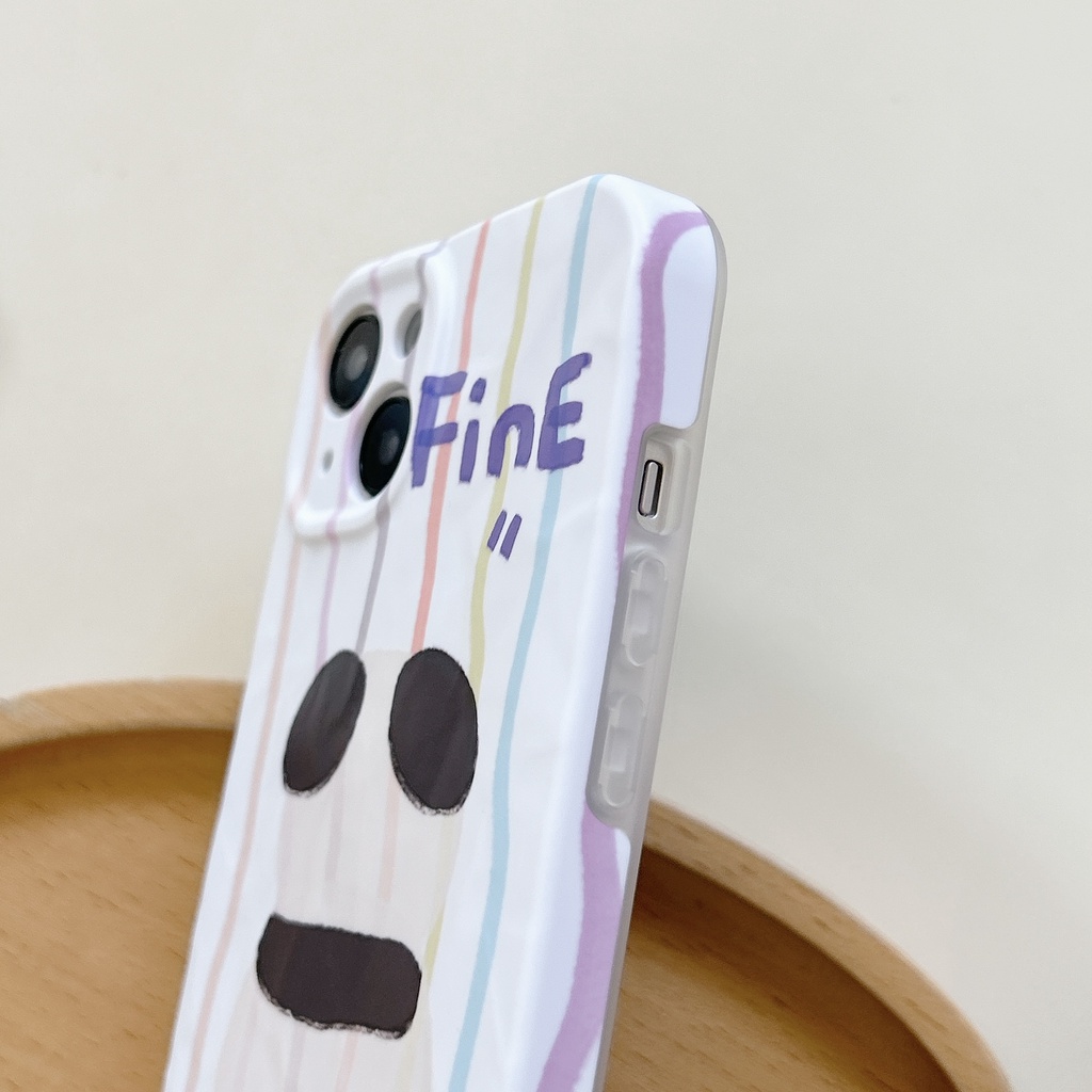 Ốp Điện Thoại PC Cứng Chống Sốc In Hình Gấu Trúc Hoạt Hình Cho iPhone 13 12 11 14 Pro Max