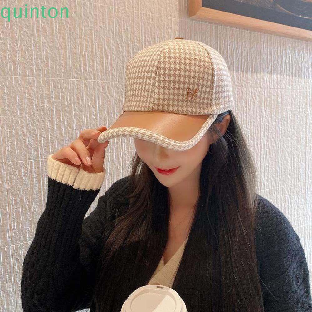 Mũ Lưỡi Trai Màu Đen Thêu Họa Tiết Phong Cách Hip Hop Hàn Quốc Cho Nữ