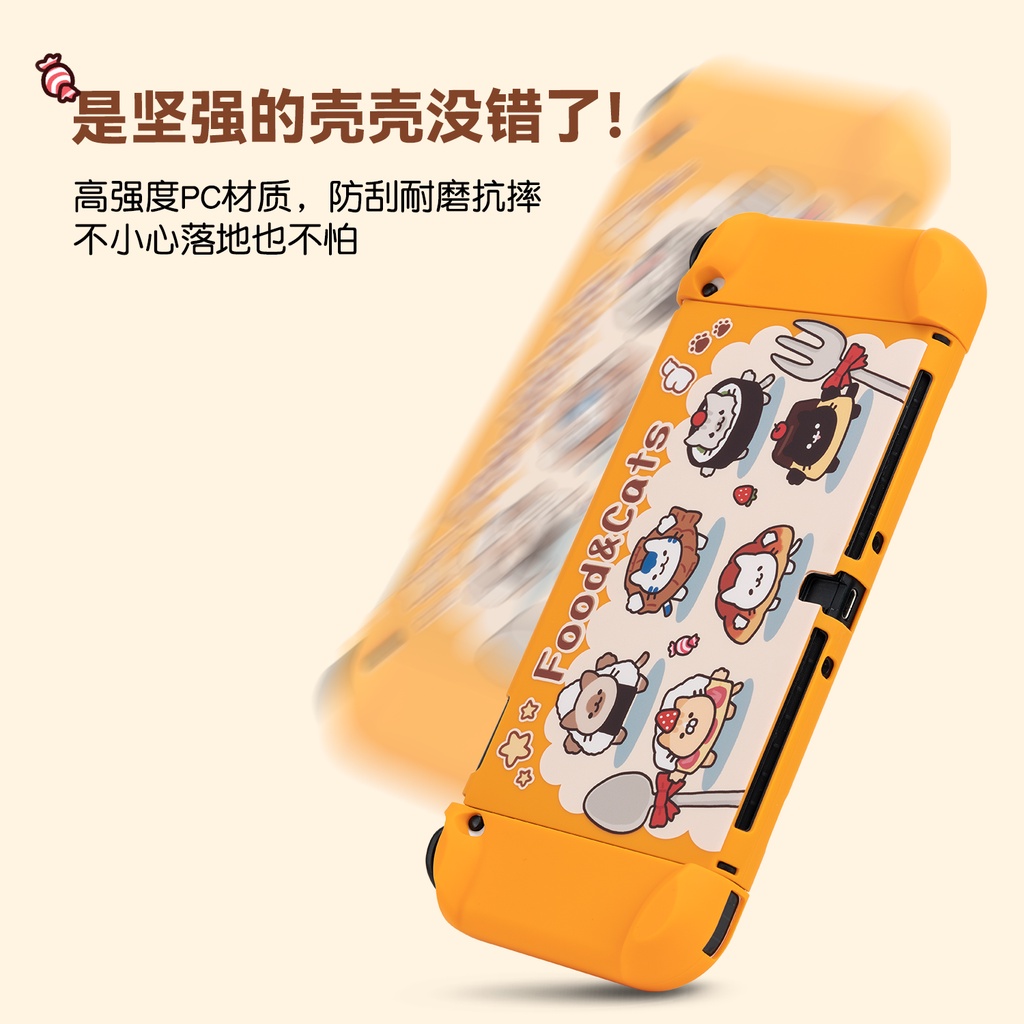 Ốp Cứng Bảo Vệ Máy Chơi Game Nintendo Switch Và Switch OLED Hình Mèo Dễ Thương