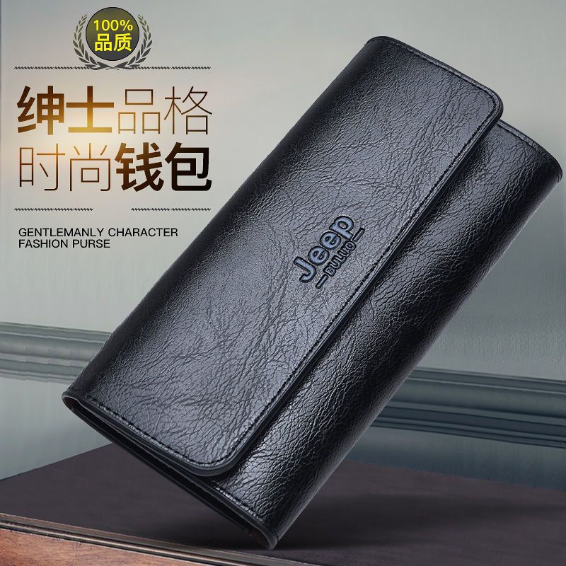 Ví Da Thật 70% Chính Hãng Dáng Dài Nhiều Ngăn Dành Cho Nam Clutch Nam ví dài mỏng