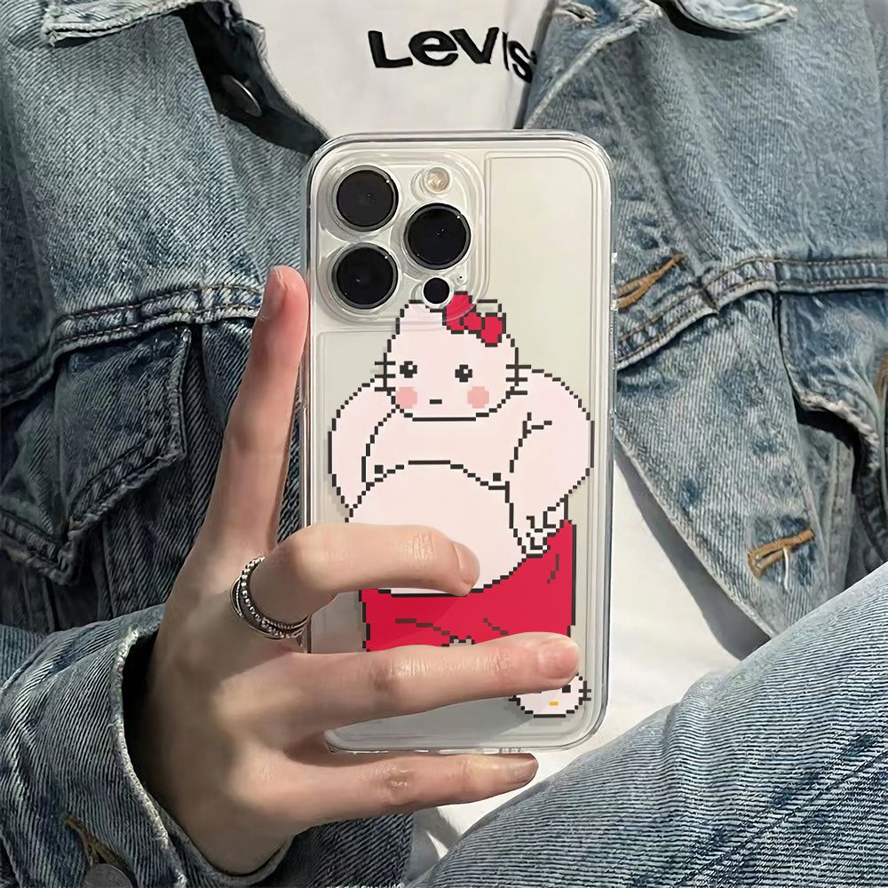 ✅Ốp Điện Thoại Mềm Chống Sốc Họa Tiết Hello Kitty Cho Iphone 13 12 Max 6In7814 Pro11 plus ZWSC