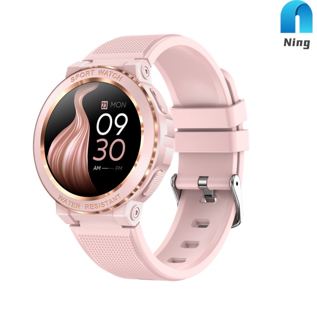 Đồng Hồ Thông Minh Ning Mk60 Màn Hình Cảm Ứng Chống Thấm Nước Có Kết Nối Bluetooth Cho Nữ