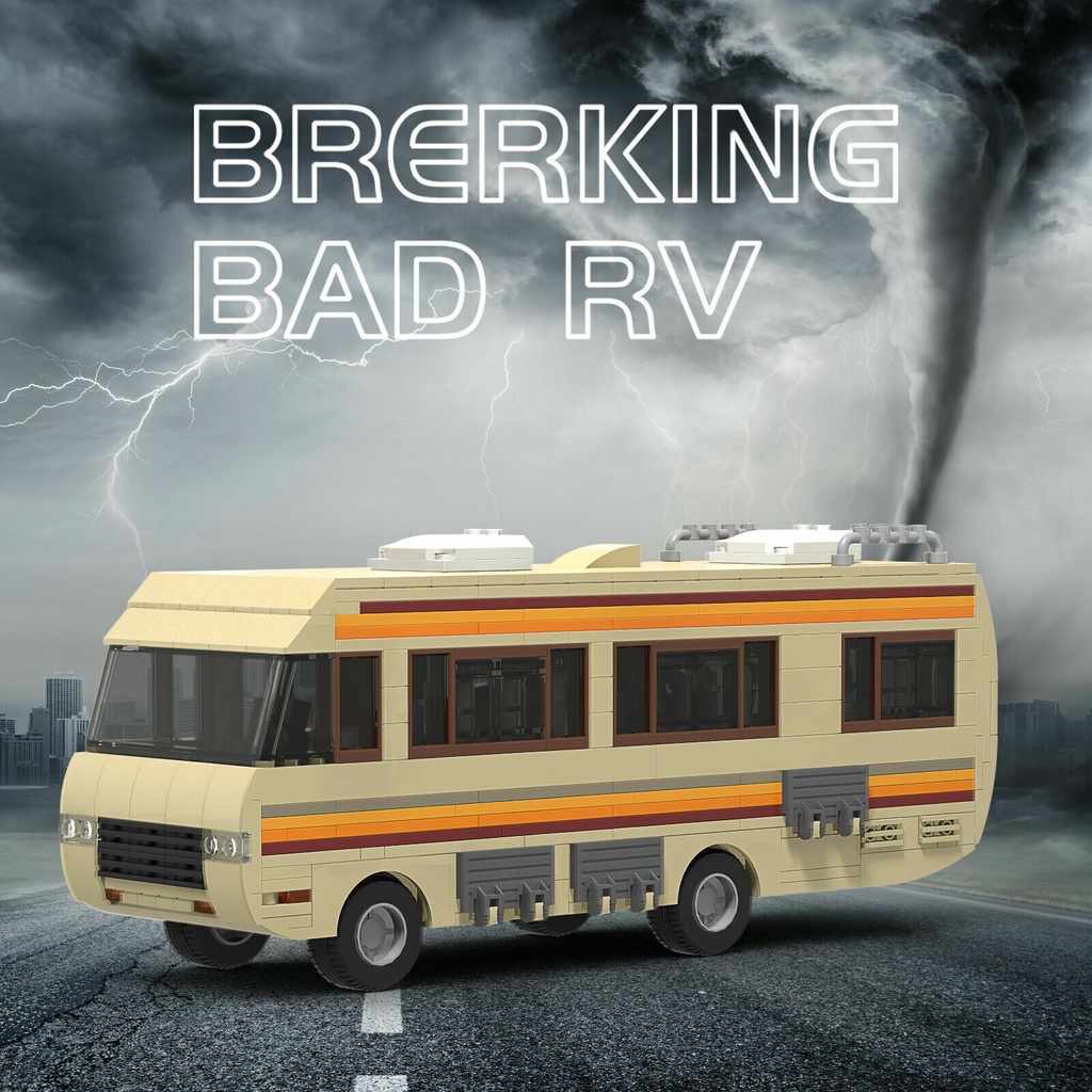 Set 657 Tấm Giấy 100% Tương Thích Với LEGO MOC-20606 Breaking Bad RV Chất Lượng Cao