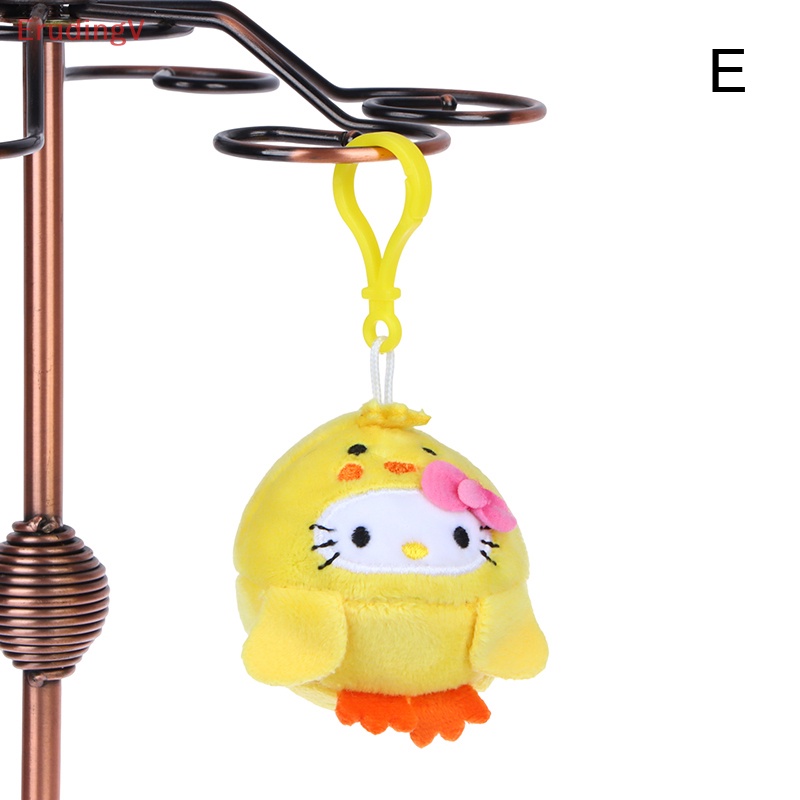 [ErudingV] Móc Khóa Hình Mèo Hello Kitty Nhồi Bông Mềm Mại Trang Trí Ba Lô / Túi Xách / Xe Hơi Quà Tặng Trẻ Em [Mới