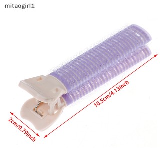 1 [mitaogirl1] Set 2 Kẹp Tóc Xoăn Tự Dính Làm Phồng Tóc