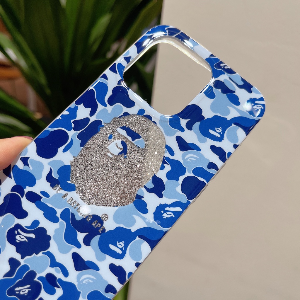 Ốp Điện Thoại TPU Dẻo Trong Suốt Họa Tiết Rằn Ri Thời Trang Chống Rơi Cho iPhone 12 13 14 Pro Max Imd