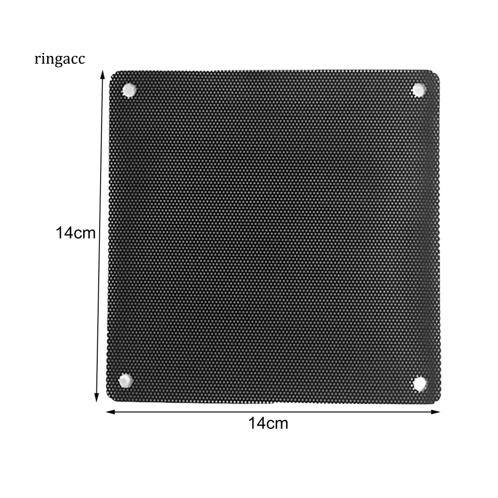 Rga Set 5 Tấm Lọc Quạt Làm Mát Chống Bụi Chống Ăn Mòn Thiết Kế Lỗ Tổ Ong Độ Bền Cao Có Thể Giặt Rửa Cho Nhà Ở