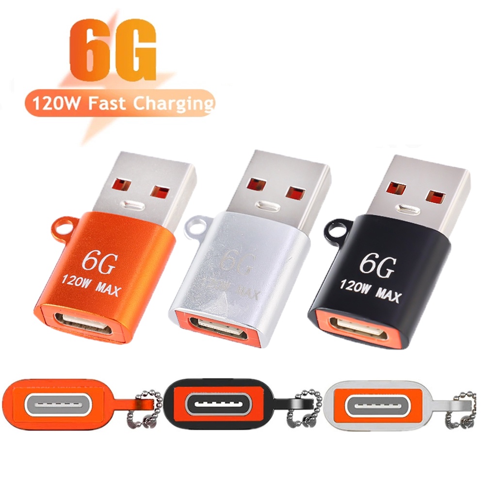 Đầu Chuyển Đổi OTG Type C Sang USB Chuyên Dụng Cho Samsung Xiaomi / 120W 6Gbps