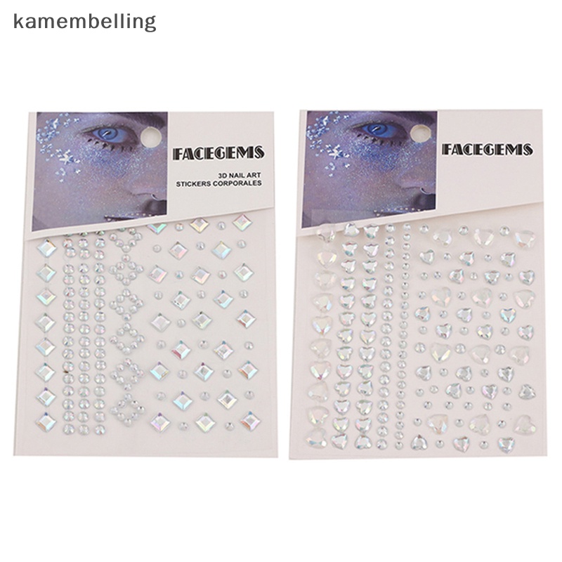 1 Set Hạt Kim Cương Tự Dính Nhiều Màu Sắc Trang Điểm Mắt Và Cơ Thể DIY