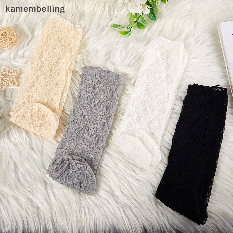 1 Đôi Tất Lưới Ren Hoa Mỏng Trong Suốt Thoáng Khí Thời Trang Mùa Hè Cho Nữ