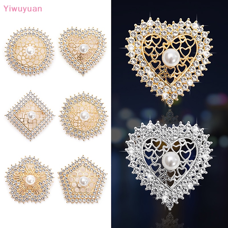 Trâm Cài Áo Hình Đa Giác Đính Đá Thời Trang Mới