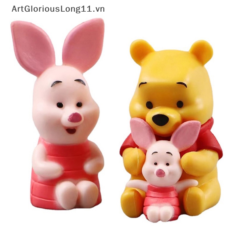 DISNEY Set 10 Mô Hình Đồ Chơi Các Nhân Vật Hoạt Hình Trong Phim &quot;The Pooh&quot;