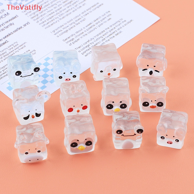 [Thevalifly] Set 5 Móc Khóa Mặt Đá Nhỏ Phát Sáng