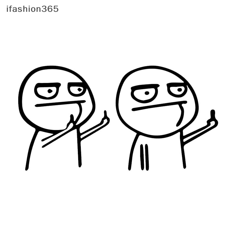 Sticker Dán Trang Trí Xe Hơi Họa Tiết Hoạt Hình Vui Nhộn Ifashion ifashion365