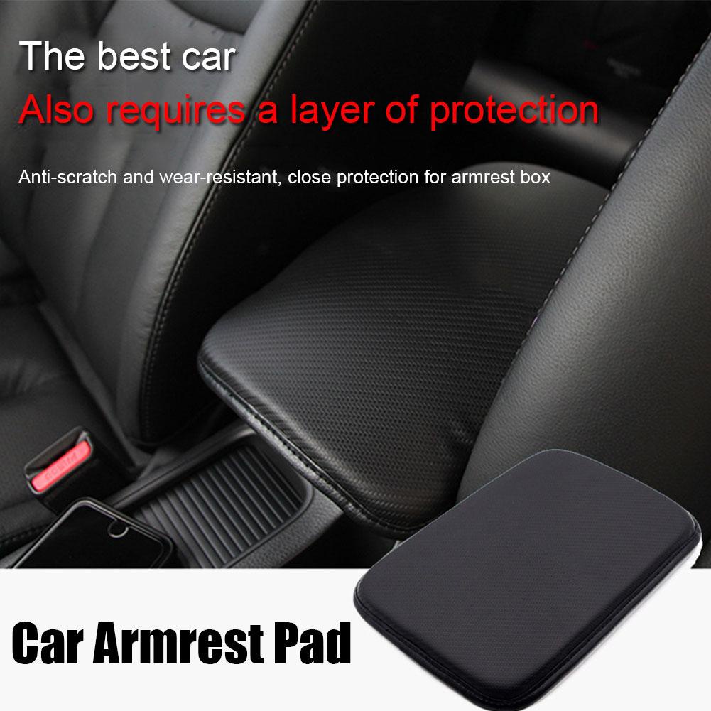 Đệm Da Sợi Carbon Lót Bệ Tỳ Tay Xe Hơi S0F4