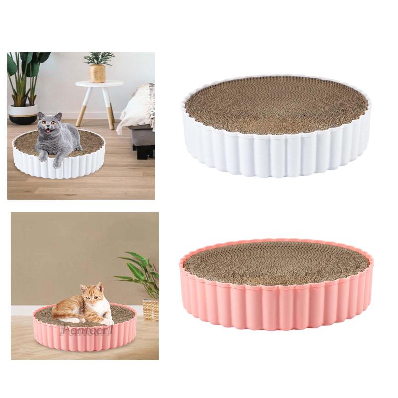 [Fenteer1] Tô Giấy Các Tông Màu Cho Mèo Cào Trong Nhà Ngăn Ngừa Hư Hại Đồ Nội Thất