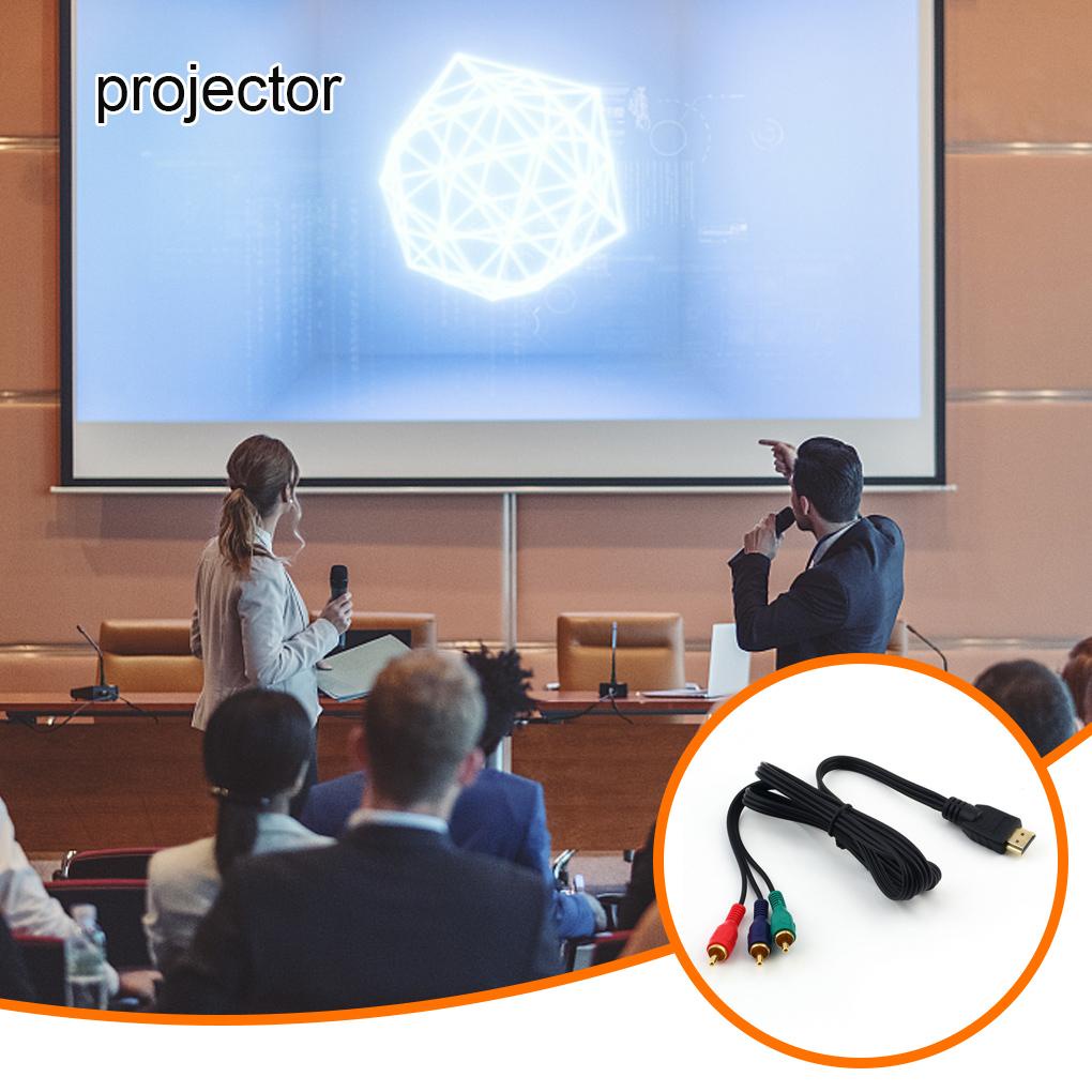 Cáp ChuyểN ĐổI Âm Thanh / Video AV HD Sang 3 RCA 3 Trong 1