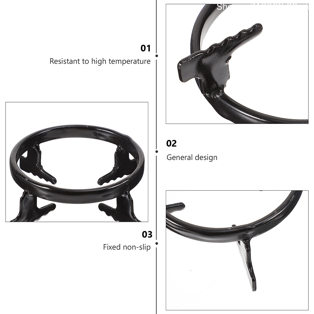 Set 2 Giá Đỡ Nồi Bằng Sắt Kích Thước 12X12X3.5cm Tiện Dụng