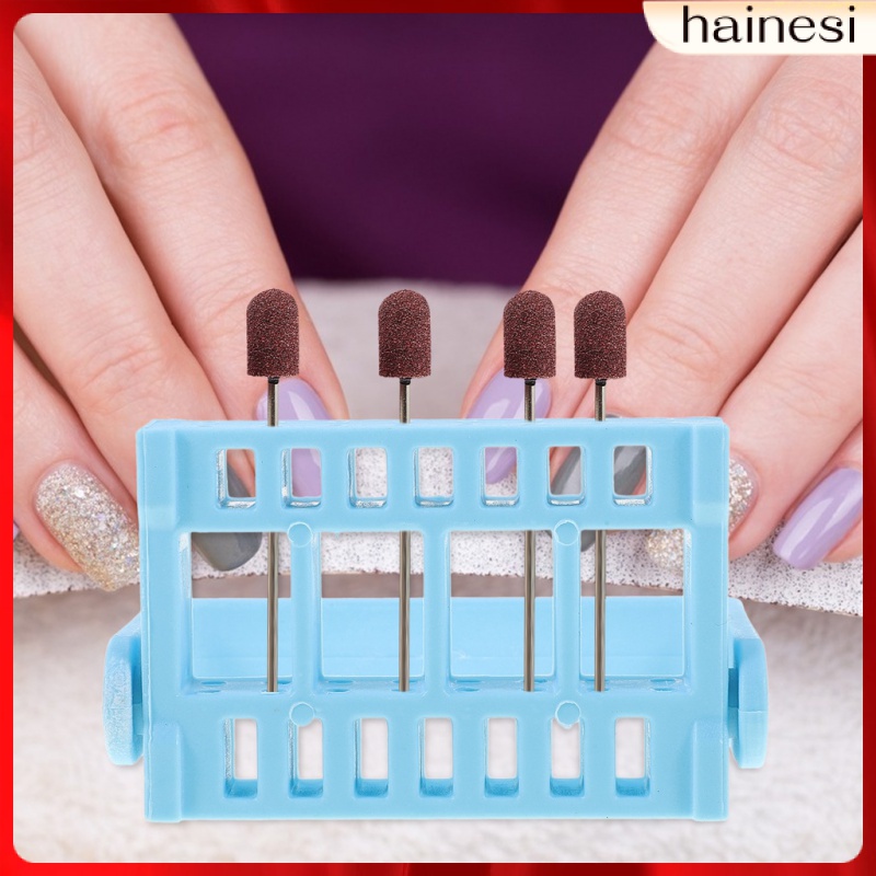 Giá Đỡ Mũi Khoan Móng Tay 16 Lỗ Bằng Acrylic Có Thể Gập Lại Tiện Lợi