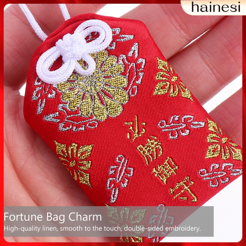 Set 10 Túi Đựng Quà Hình Omamori Mang Lại May Mắn Phong Cách Nhật Bản