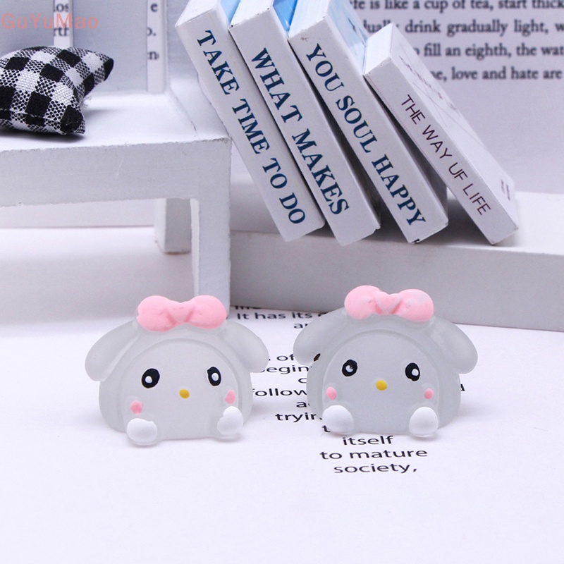 Bộ 5 Thỏ Dạ Quang Ba Chiều Dễ Thương Dùng Trang Trí DIY