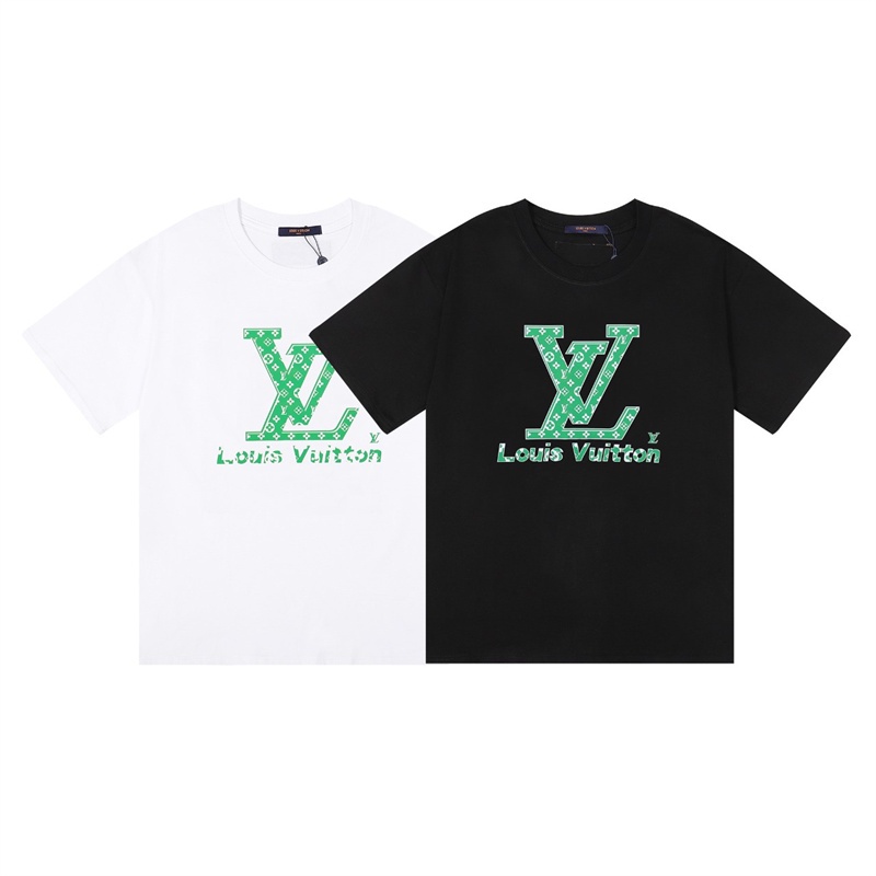 L &amp; V 88- Áo Thun Bóng Rổ Da Tay Ngắn In Logo Thỏ Phun Kỹ Thuật Số Phiên Bản Giới Hạn Cho Nam Và Nữ Giới Hạn