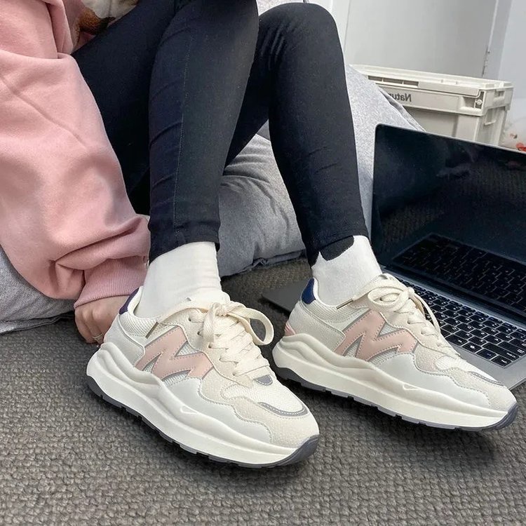 Giày Thể Thao Đế Dày Nhiều Màu Sắc Thời Trang Hàn Quốc Cho Nữ