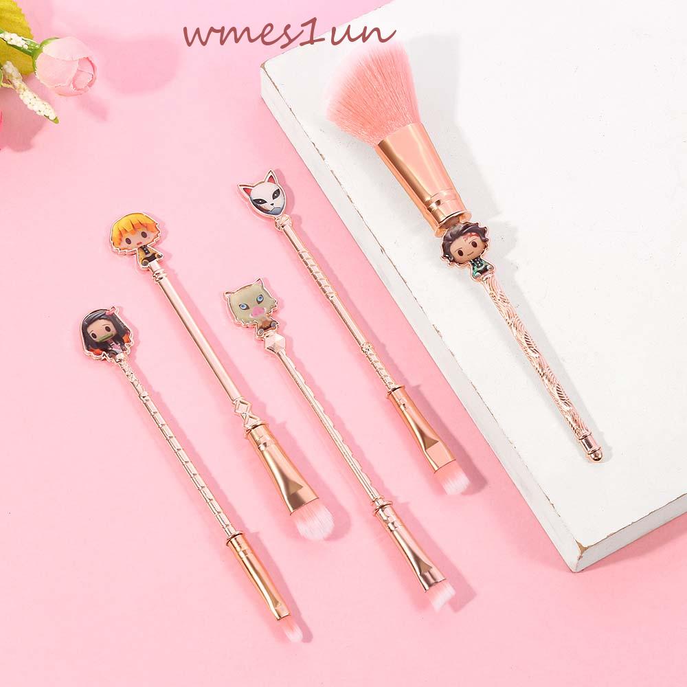 Bộ Cọ Trang Điểm Mềm Mại Đa Năng WMES15H Họa Tiết Demon Slayer