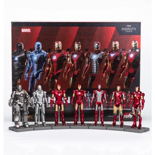  Mô Hình Nhân Vật Iron Man Mark 1 Mark 2 Mark 3-Mark 7 10cm 