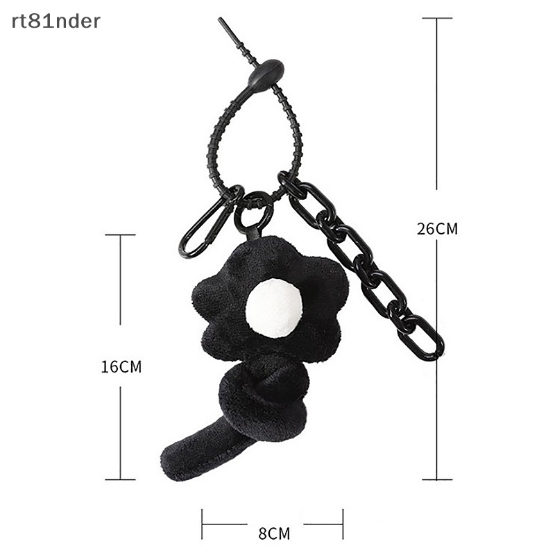 Rt Móc Khóa Dây Xích Nhỏ Màu Đen Mềm Mại Tươi Tắn Sáng Tạo Cho Nữ n