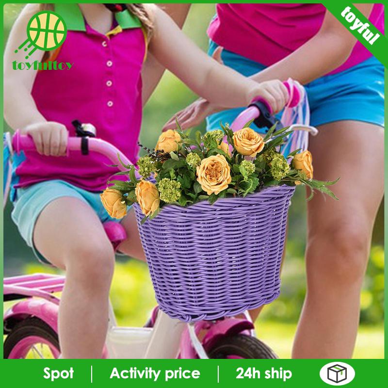 Giỏ Đựng Đồ Gắn Tay Lái Xe Đạp Dễ Lắp Đặt Cho Bé