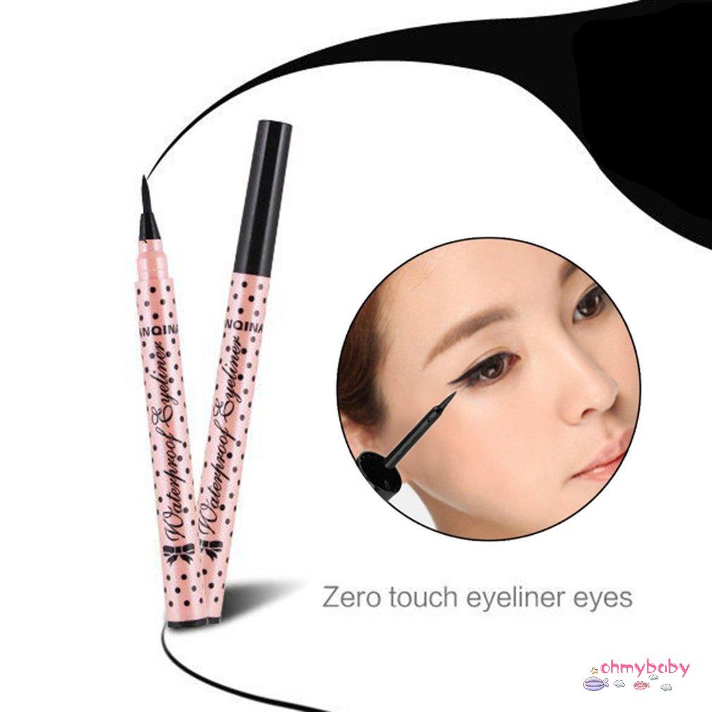 [OMB] Wave Point Lâu trôi Không thấm nước Nhanh khô Bút kẻ mắt Mỹ phẩm Làm đẹp Trang điểm Người phụ nữ dạng lỏng [Z/15]